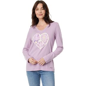 Life is Good Peace in Heart Long Sleeve Crusher™ Vee