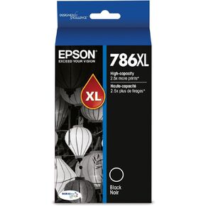 خرطوشة حبر سوداء عالية السعة Epson T786 DURABrite Ultra (T786XL120-S) لطابعات مختارة من القوى العاملة
