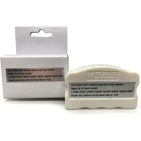 C9345 Maintenance Tank Chip Resetter for Printer ET-5800 16600 L15150 15160 WF7820 ST-C8000 L8168 L8188, white