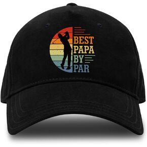 Best Dad Best Father Adjustable Washed Cotton Baseball Cap, Funny Retro Trucker Hat Gift for Men Dad Father Papa