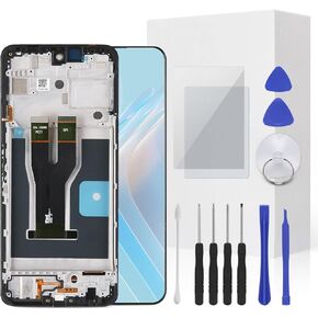 for Boost Celero 5G Plus Screen Replacement Kit Full LCD Screen Display Touch Digitizer Full Frame Assembly with Repair Tool for Model Boost Celero 5G+ 7inch