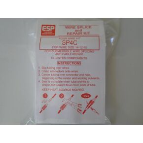 Water Well Pump Wire SPLICE KIT SP4C Heat Shrink Tube 4-pack