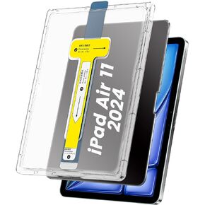 واقي شاشة الخصوصية TQLGY لجهاز iPad Air 11 بوصة M2 (2024، الجيل السادس)، زجاج مقسى 9H، مضاد للتجسس، مضاد للخدش، تركيب تلقائي لإزالة الغبار، عبوة واحدة in Kuwait