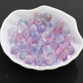 10Pcs Purple Glass Marbles Luminous Glass Ball 12MM Colorful Glass Marbles Kids Toy Vase Filler Fish Tank Home Decor DIY Jewelry Accessories