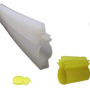X-Haibei Pinapple Tube Column قالب صابون سيليكون يتضمن مستلزمات صنع الصابون