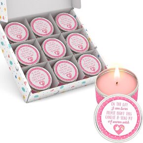 Unique Baby Shower Favors - Baby Shower Party Favors for Girls - Pink Favors for Gender Reveal Party - Premium Baby Shower Favors for Guests - Gender Reveal Party Favors for Baby Girl (9-Pack, Pink)
