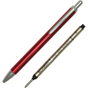 Schmidt Capless Rollerball Pen, Anodized Red (SC82186)