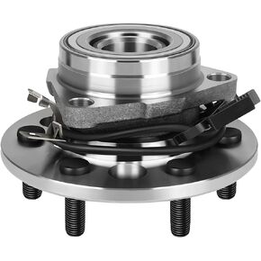 ECCPP Wheel Hub and Bearing Assembly Front 515024 fit 1995-2000 Chevy Cadillac GMC 4WD Replacement for 6 lugs wheel hub with ABS 3 Bolt Flange