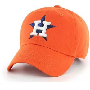 Officially Licensed Houston MVP Team Logo Hat Classic Adjustable Embroidered Structured Cap (Orange) in Saudi Arabia