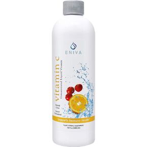 Eniva Liquid Vitamin C | Immune Formula | Orange Citrus Flavor | All Naturally Sourced from Acerola Berries, Oranges, Cranberry, Rosemary | Sugar Free | Low-Carb & Keto Approved | 2 Month Supply