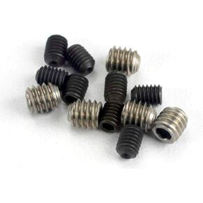 Traxxas 1548 Set (grub) Screws, 3x4mm (8)/ 4x4mm (Stainless) (4)