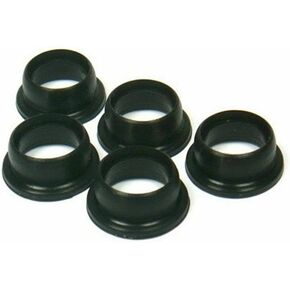 1/8 Scale RC Car Nitro Engine .21 25 .28 Rear Exhaust Manifold Gasket Seal Tubing Joint Adapter Silicone Gasket 5pcs/Bag Black