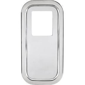 United Pacific 21731B - Transmission Shift Lever Plate Base Cover - Peterbilt Stainless Steel Shift Plate Cover - Extend