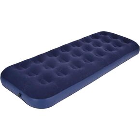 Single Camping Air Mattress Inflatable Air Bed with Flocked Top for Indoor or Outdoor