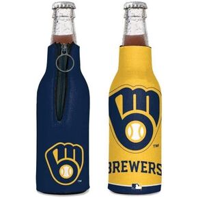 WinCraft MLB Milwaukee Brewers Bottle Cooler, Team Colors, One Size