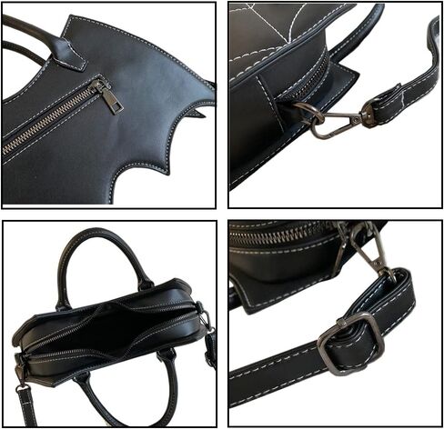 Women Bat Wing Crossbody Bag Goth Punk Fashion Handbag for Girl Gothic Shoulder Bag in Saudi Arabia