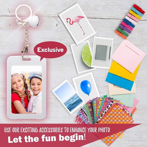حزمة كاميرا Fujifilm Instax Mini 9 القيمة للفتيات والأطفال لالتقاط الصور وطباعتها. يشتمل على فيلم فوجي الفوري (40 ورقة)، وحقيبة ممتازة، وعدسة، ومرشحات، وألبوم لطيف، وSt (وردي فلامينجو) in Saudi Arabia