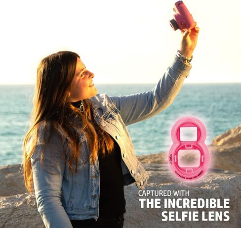 حزمة كاميرا Fujifilm Instax Mini 9 القيمة للفتيات والأطفال لالتقاط الصور وطباعتها. يشتمل على فيلم فوجي الفوري (40 ورقة)، وحقيبة ممتازة، وعدسة، ومرشحات، وألبوم لطيف، وSt (وردي فلامينجو) in Saudi Arabia