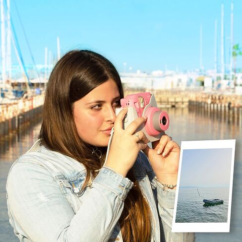 حزمة كاميرا Fujifilm Instax Mini 9 القيمة للفتيات والأطفال لالتقاط الصور وطباعتها. يشتمل على فيلم فوجي الفوري (40 ورقة)، وحقيبة ممتازة، وعدسة، ومرشحات، وألبوم لطيف، وSt (وردي فلامينجو) in Saudi Arabia