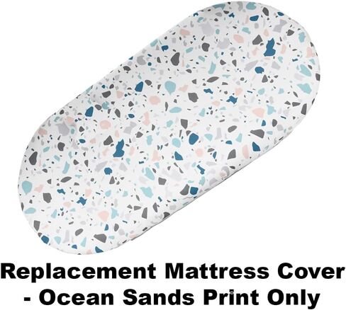 Replacement Sheet for Fisher-Price Rock with Me Bassinet - GNW36 ~ Mattress Cover Replacement - Ocean Sands Print in Saudi Arabia