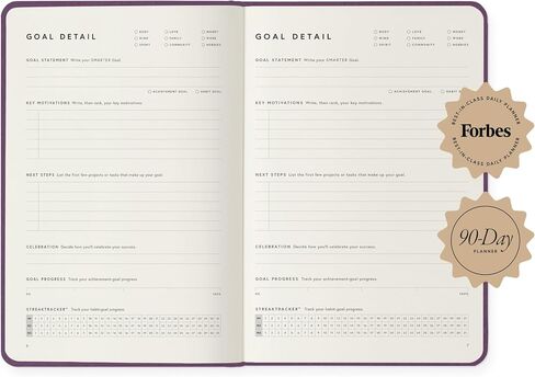 Full Focus Eggplant Leather Planner by Michael Hyatt - The #1 Daily Planner to Set Annual Goals, Increase Focus, Eliminate Overwhelm, and Achieve Your Biggest Goals - Hardcover in Saudi Arabia