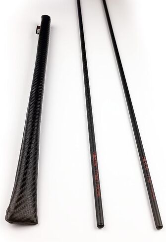 Carbon Fiber Alignment Golf Stick Set : 2X Tour pro Carbon Sticks + 1x PU Leather Alignment Stick Cover in Saudi Arabia