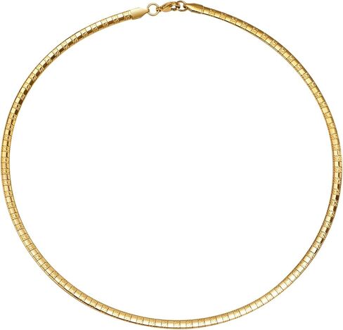 MEALGUET قلادة طوق مطلية بالذهب للنساء: الفولاذ المقاوم للصدأ بيان الموضة العنق مرونة الحد الأدنى قلادة قلادة طوق قلادة للنساء in Kuwait