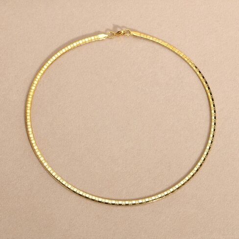 MEALGUET قلادة طوق مطلية بالذهب للنساء: الفولاذ المقاوم للصدأ بيان الموضة العنق مرونة الحد الأدنى قلادة قلادة طوق قلادة للنساء in Kuwait