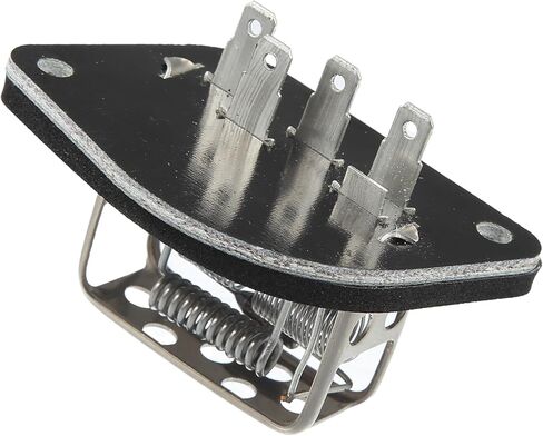 Motoforti HVAC Blower Motor Resistor، وحدة التحكم في منفاخ التيار المتردد، لسيارة جيب شيروكي 1991-1996، بلاستيك معدني، رقم 55036000/56000522، لون أسود فضي in Saudi Arabia