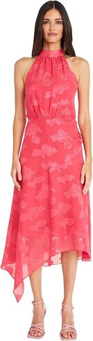 Maggy London Sheer Halter Neck Pretty Garden Line Wedding Guest Dresses for Women in Saudi Arabia