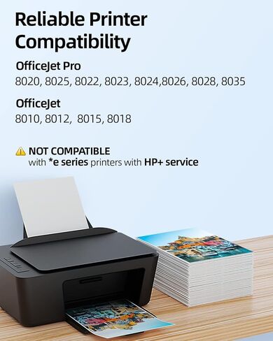 مجموعة خراطيش حبر 910XL، عالية الإنتاجية، بديلة لطابعة HP 910XL 910 XL، تعمل مع طابعة HP OfficeJet Pro 8020 8025 8025e 8035 8035e 8028 8035 8028e، 910XL، 4 عبوات in Kuwait