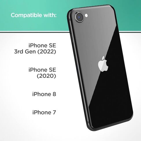 Encased Belt Clip Case for iPhone 8 / iPhone SE - Dual Layer Protective Phone Cover with Holster, Gunmetal (SE 2020/2022) in Saudi Arabia