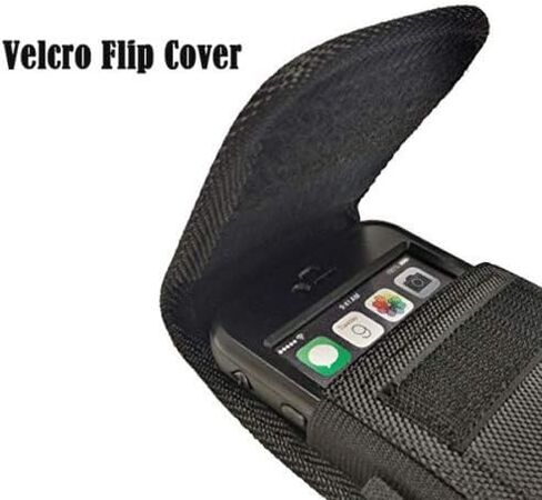 for Samsung Galaxy A32 Case; TMAN® Rugged Nylon Holster Heavy Duty Vertical Holster w Metal Belt Clip Pouch Case for Samsung Galaxy A32 5G (XL Size Fit) in Saudi Arabia