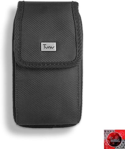 for Samsung Galaxy A32 Case; TMAN® Rugged Nylon Holster Heavy Duty Vertical Holster w Metal Belt Clip Pouch Case for Samsung Galaxy A32 5G (XL Size Fit) in Saudi Arabia