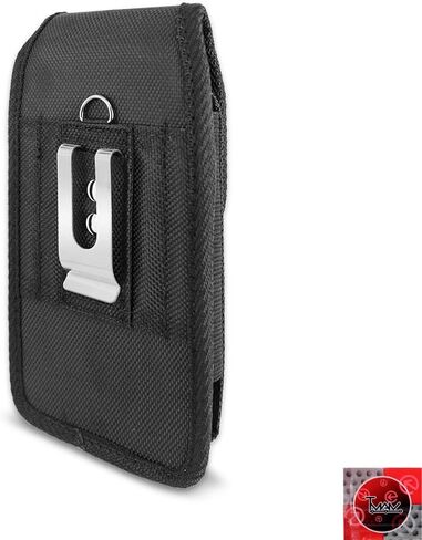 for Samsung Galaxy A32 Case; TMAN® Rugged Nylon Holster Heavy Duty Vertical Holster w Metal Belt Clip Pouch Case for Samsung Galaxy A32 5G (XL Size Fit) in Saudi Arabia