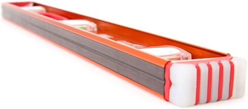 Swanson Tool Co SVI24M مستوى شعاع I مغناطيسي من الألومنيوم المؤكسد مقاس 24 بوصة مع أغطية نهاية SUPERSHOCK™ و3 قوارير فقاعية لقياسات 0°/90°/45° - سلسلة المقاولات، أسود in Kuwait