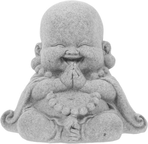 تماثيل بوذا الصغيرة من Ipetboom، ملحقات ديكور خزان الأسماك، ديكورات حوض السمك، تمثال بوذا التأمل، زخرفة الحجر الرملي للمناظر الطبيعية تحت الماء، ديكور زن in Kuwait