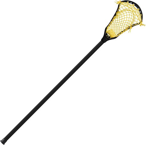 Epoch Lacrosse - Women's Lacrosse Purpose 10° Complete 3D Mesh Yellow Pocket, Strung Head, Lock Knot Stringing Technology, Engineered with 10° Bottom Rail Technology in Saudi Arabia