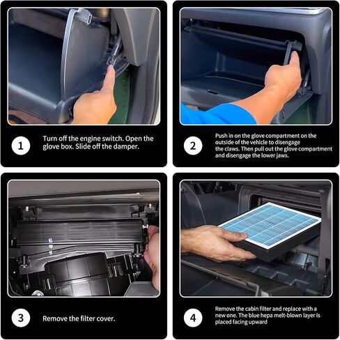 Cabin Air Filter With Activated Carbon Scent Replacement For CF10134 CP134,Compatible Honda Accord, Civic, CRV, Pilot, Odyssey, Crosstour, Passport,Ridgeline,Acura,Ac Filter With Fresh Breeze. in Saudi Arabia