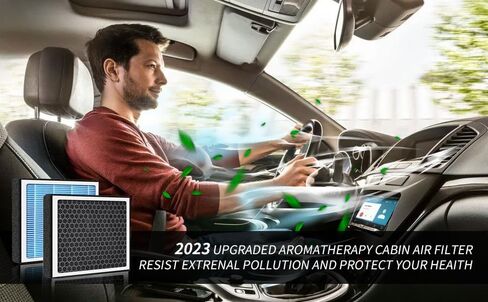 Cabin Air Filter With Activated Carbon Scent Replacement For CF10134 CP134,Compatible Honda Accord, Civic, CRV, Pilot, Odyssey, Crosstour, Passport,Ridgeline,Acura,Ac Filter With Fresh Breeze. in Saudi Arabia