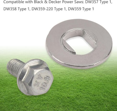 145343-01WS 14534301WS غسالة الشفرات ومسامير الشفرات المتوافقة مع مناشير الطاقة بلاك آند ديكر - تتضمن غسالات الشفرات 145343-01 ومسامير الشفرات 145344-00 in Kuwait