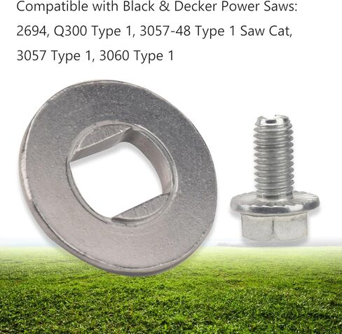 145343-01WS 14534301WS غسالة الشفرات ومسامير الشفرات المتوافقة مع مناشير الطاقة بلاك آند ديكر - تتضمن غسالات الشفرات 145343-01 ومسامير الشفرات 145344-00 in Kuwait