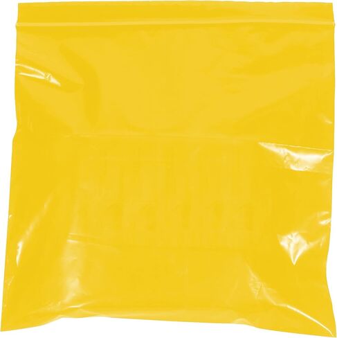 6" x 9", 2 Mil (1000/Case) Yellow Zipper Reclosable Plastic Poly Bags in Saudi Arabia