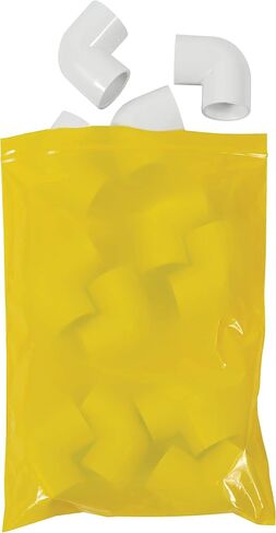 6" x 9", 2 Mil (1000/Case) Yellow Zipper Reclosable Plastic Poly Bags in Saudi Arabia