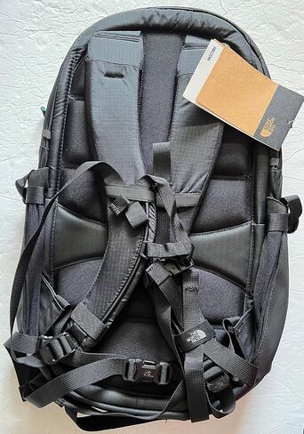 THE NORTH FACE Women's 30L Recon TNF Backpack Day Pack 1465 cubic inches (Black with Mint Blue accents) in Saudi Arabia