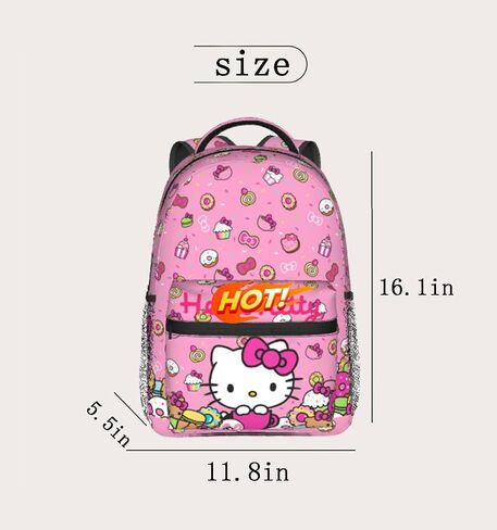 Unisex Cute Anime Backpack 3d Printed Cartoon Backpacks Travel Daypacks Casual Double Shoulder Bag 3-One Size in Saudi Arabia
