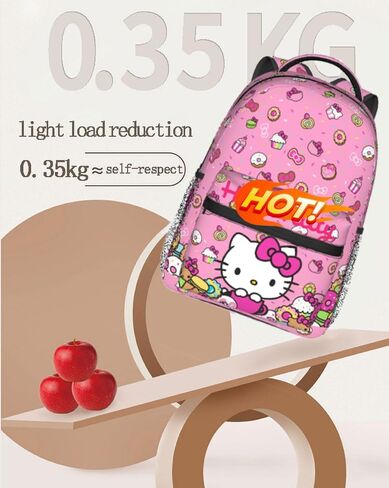 Unisex Cute Anime Backpack 3d Printed Cartoon Backpacks Travel Daypacks Casual Double Shoulder Bag 3-One Size in Saudi Arabia