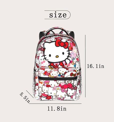Unisex Cute Anime Backpack 3d Printed Cartoon Backpacks Travel Daypacks Casual Double Shoulder Bag 3-One Size in Saudi Arabia