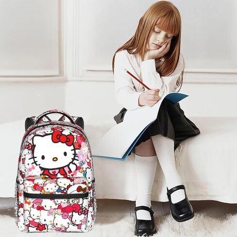 Unisex Cute Anime Backpack 3d Printed Cartoon Backpacks Travel Daypacks Casual Double Shoulder Bag 3-One Size in Saudi Arabia