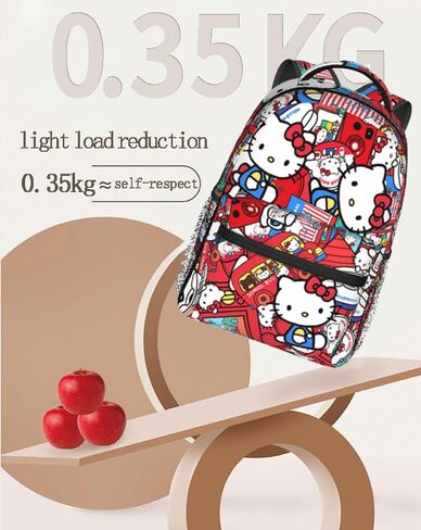 Unisex Cute Anime Backpack 3d Printed Cartoon Backpacks Travel Daypacks Casual Double Shoulder Bag 3-One Size in Saudi Arabia